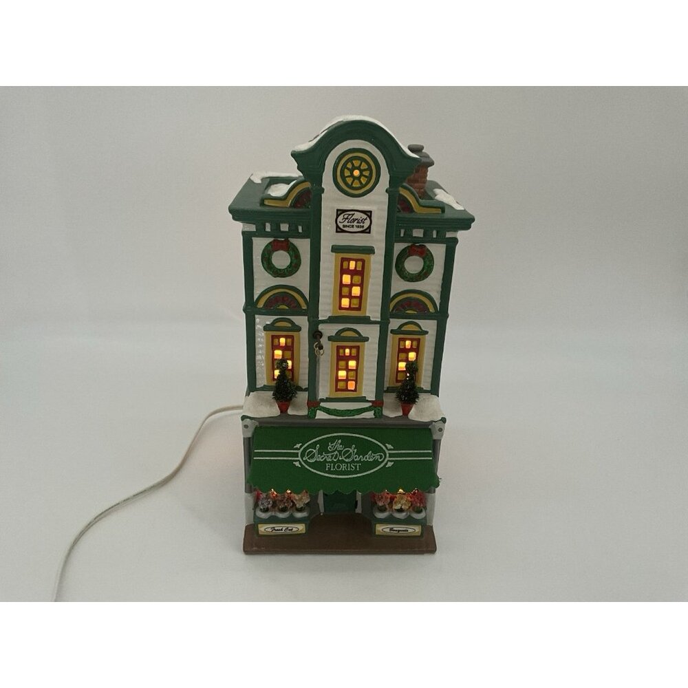 Department 56 - Secret Garden Florist #54885 Original Snow Village 1996 w/box - Picture 15 of 16